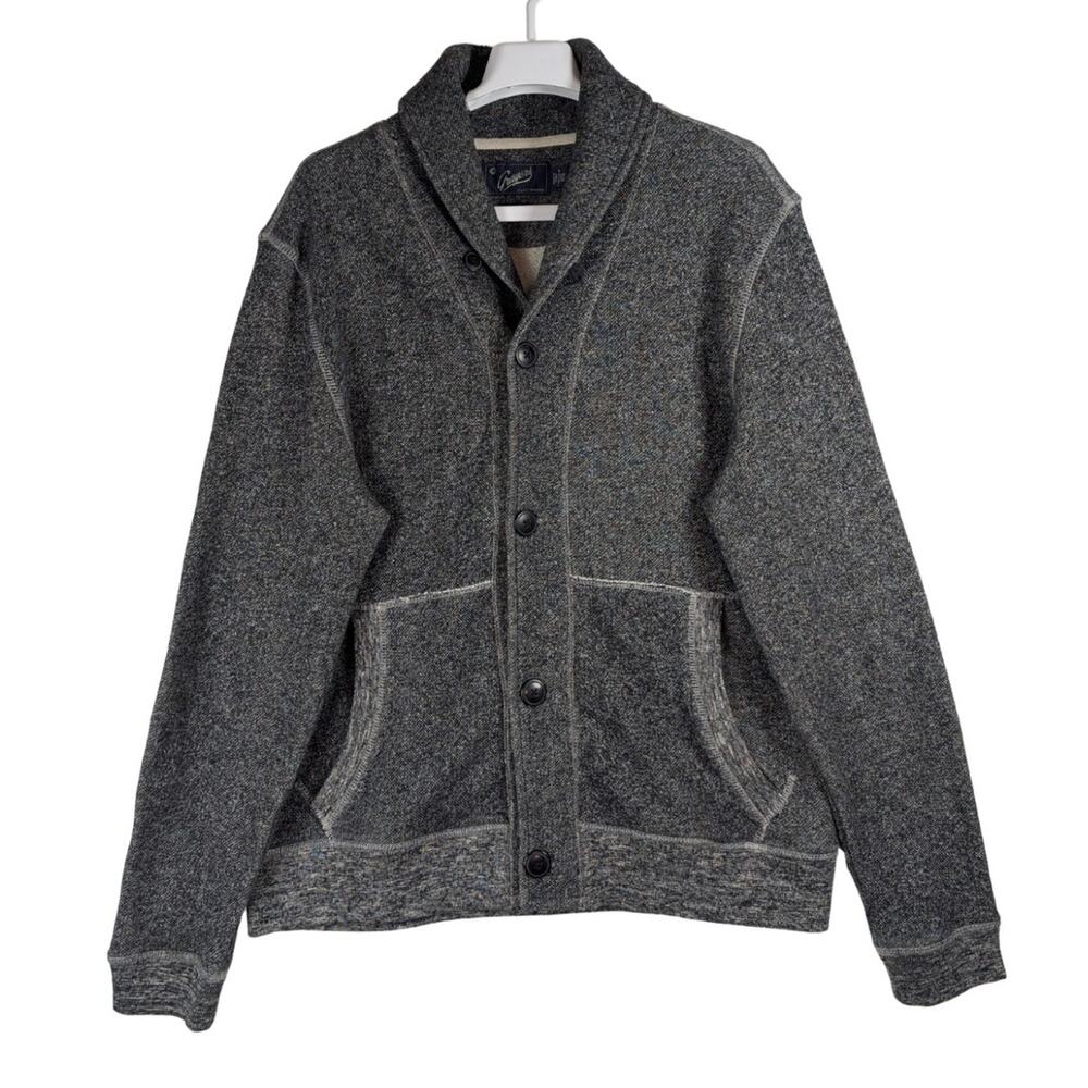 Grayers Avalon Shawl Cardigan Navy Marl Men’s Size Medium M USED